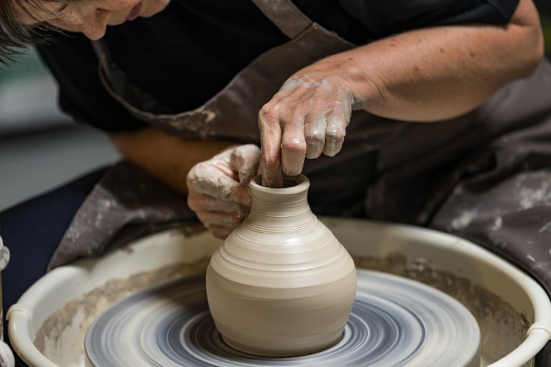 Hand-painted Terracotta Pot