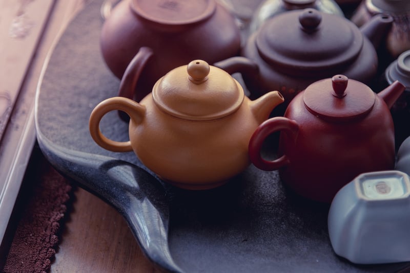 Vintage Tea Tin Pots